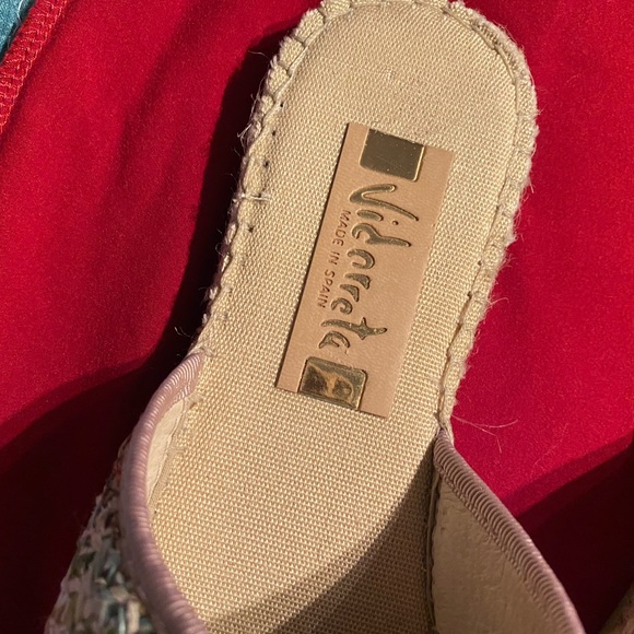 Vidorreta Woven Espadrille Mules. US size 7.5. EU size 38. EUC - Picture 2 of 4